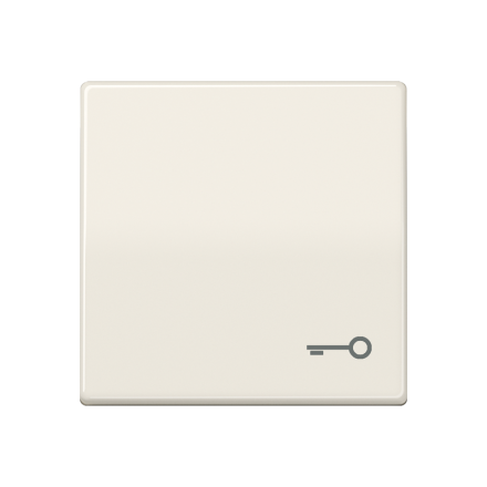 Jung ABAS591T rocker switch, symbol door, Duroplast antibacterial, AS series, white