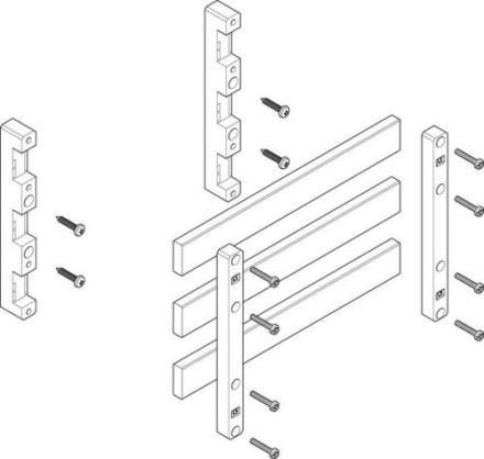 ABN 60mm with CU 30x10mm 3-pole 70mm busbar module (MTSC12763)
