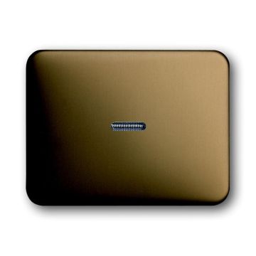 Busch-Jaeger 1787-21 rocker switch, with small transparent dome bronze