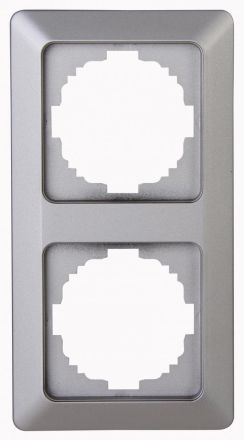 Kopp 305720009 2-way HK02 steel-colored cover frame