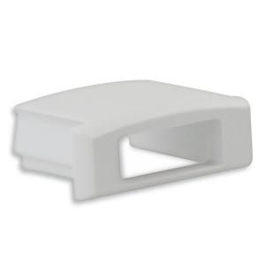 DOTLUX 4041 PVC end cap for profile/cover 1B grey, with cable entry