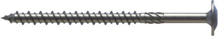 Reisser 009292V238-0802607-1 HBS flat head wood construction screw, TX, partial thread, ETA, 8.0 x 260, stainless steel A2, threaded, pass., 2x sliding, pack of 25