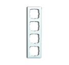 Busch-Jaeger 2514-214K-102 Reflex SI Linear cover frame, 4-way frame alpine white