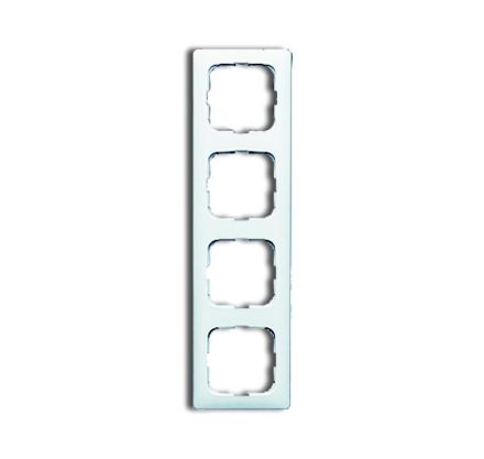 Busch-Jaeger 2514-214K-102 Reflex SI Linear cover frame, 4-way frame alpine white