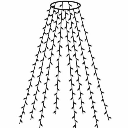 FHS 31671 tree curtain, 15Str.j.32LED 480LED,Str.3.2m,IP44,mT