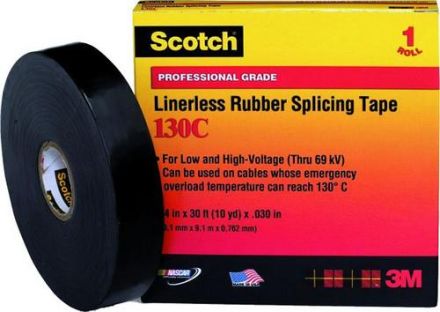 3M 7000006085 Scotch130C-19x9.15 19mmx9m Self-amalgamating rubber tape