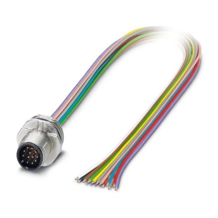Phoenix Contact 1405238 SACC-E-M12MS-12CON-M16/0.5 VA flush-mounted connector
