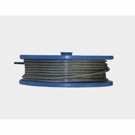 PÖtz & Sand 1100100121 Wire rope PVC 4.0 to 6.0 50m galvanized core, coated