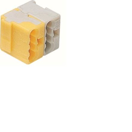 Hager TG025 bus plug terminal 2-pole KNX yellow/white