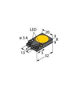 Turck 1608901 BI5U-Q08-AP6X2 Inductive Sensor