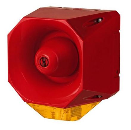 Werma 44203068 Blitz WM 42 tones 115-230VAC RD/YE siren