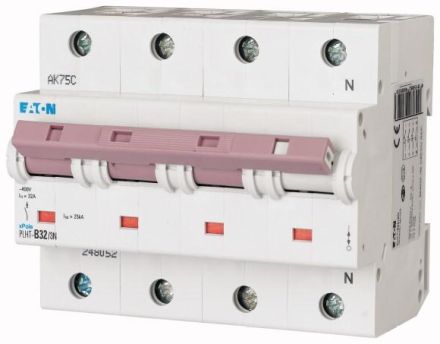 Eaton PLHT-C32/3N circuit breaker, 32A, 3p+N, C-Char , 248061