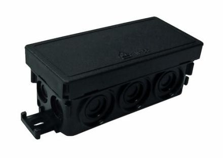 PROTEC.class 05106370 PFRAD 8942 black 89x42x37mm surface-mounted damp-proof box