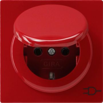 Gira 045443 SCHUKO KD S-Color Red
