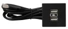 Kopp 939727016 VersaPICK USB square black power strips