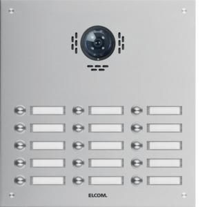 Elcom 1115182BTC flush-mounted door station TVG-15/3 ESTA stainless steel
