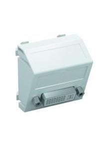 OBO Bettermann MTS-DVI S RW1 socket with screw 45x45mm multimedia carrier DVI, 6104742