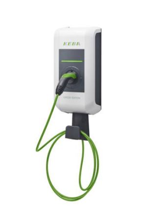 Keba 122108 Wallbox c-series EN Type2 6m Cable 22kW, KFW eligible