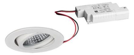 Brumberg 39143073 230V AC 6W 3000K white LED recessed ceiling spotlight