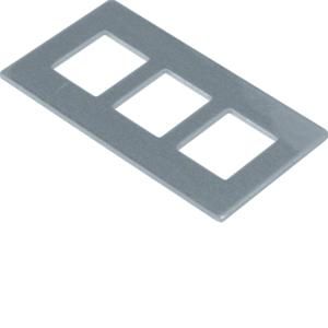 TEHALIT GTVDM013 mounting plate 3-way RJ45 19, 3x14, 8