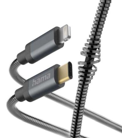 Hama 201552 'Metal', USB-C - Lightning, 1.5 m USB charging cable