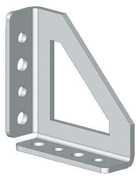 Siemens 8PQ3000-0BA73 SIVACON S4 10 pieces cable support bracket fastening