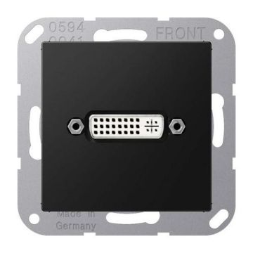 Jung MAA1193SWM Multimedia connection system DVI, Series A, graphite black matt