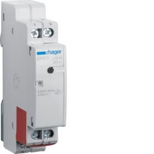 Hager EP411 remote switch 1S 8-240V AC/DC electronic