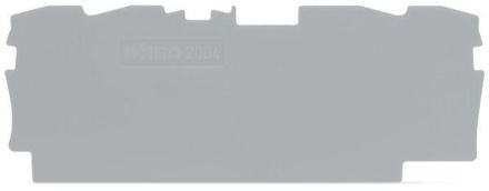 Wago 2004-1491 grey end plate and intermediate plate