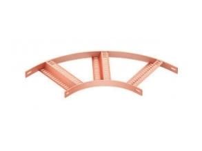 OBO Bettermann SLZB 90 100 SG with Z-rung bend 90°, 7098976