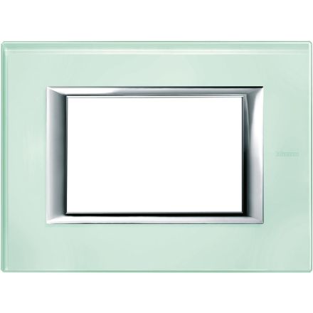 Bticino HA4803VKA frame 3m glass crystal