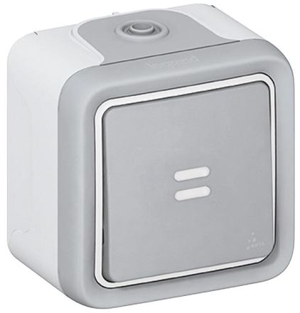 Legrand 069723 button 1-pole potential-free contact humidity sensor, (grey)