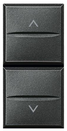 Bticino HS4027 blind switch, (anthracite)