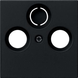 Gira 0869005 antenna socket System 55 black cover