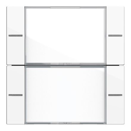 GIRA 577203 described rocker set for push button sensor 4 System 55 | 2-way | pure white glossy