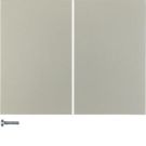 Berker 85142173 button 2-way stainless steel, painted Berker K.5