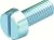 OBO Bettermann 341 M6X16 G drive slotted cylinder head screw, 3153150