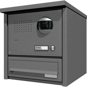Ritto RGE1341120 letterbox surface-mounted horizontal video, Pur, stainless steel