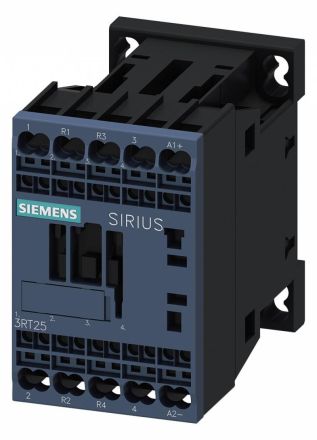 Siemens 3RT2517-2BW40 4-pole AC-3 5.5kW/400V 48 VDC contactor
