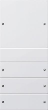 GIRA 218427 TS3 rocker set System 55 | 4-way (1+3) | pure white satin finish