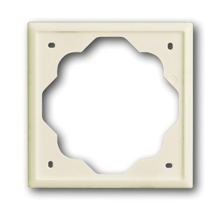 Busch-Jaeger 1721-72 cover frame, 1-way frame ivory/white