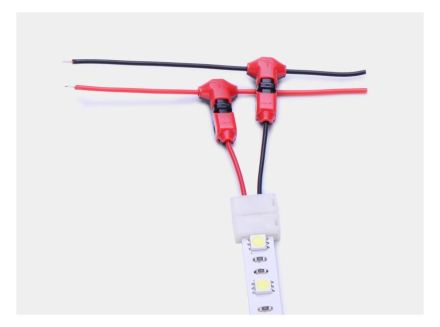 Dotlux 3810 T-shaped 1-pin for LED strips (PK=5pcs) cable connector