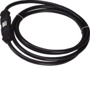TEHALIT GKWAD23025 Winsta Code S 3x2.5, 2.5m black connecting cable