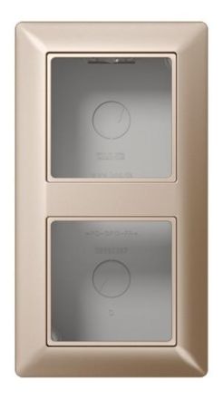 Jung AS582ACH surface-mounted cap 2-way, AS series, champagne