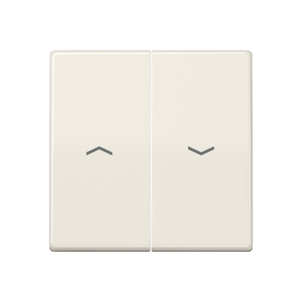 Jung AS591-5P rocker switch 2-way, with arrow symbols, Duroplast, AS series, white