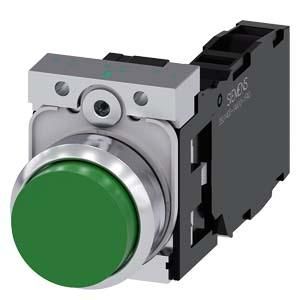Siemens 3SU1150-0BB40-1FA0 push button 22mm round green 1S1OE