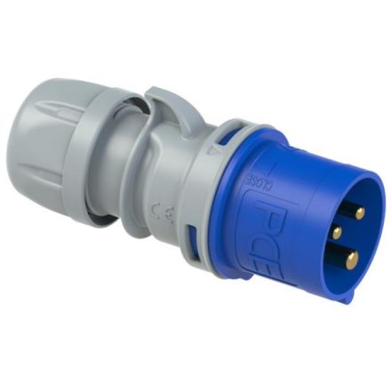 PCE 013-6tt 16A 3p 6h IP44 TT plug Twist