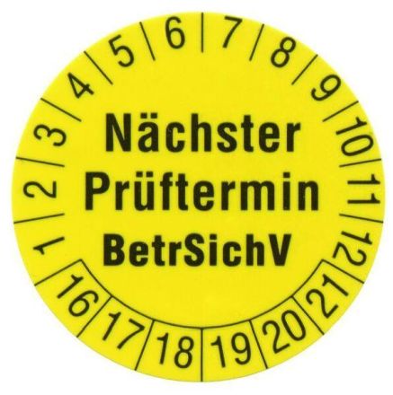 Beha Amprobe 2145963 1239 label 30mm (250 pieces) test labels
