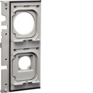Hager XEVS117 Type2 + SCHUKO for witty flow socket holder