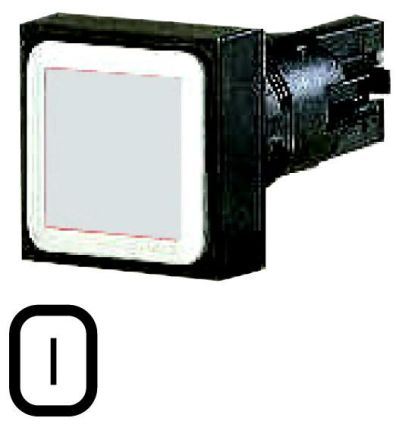 Eaton Q25DR-WS push button, white, latching, 088701